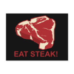 Eat STeak postcards