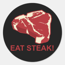 Eat STeak Stickers