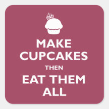 Eat Them All Square Sticker