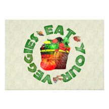 Eat Your Veggies Invite