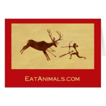 EatAnimals.com Greeting Card