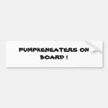 Eaters on board bumper stickers