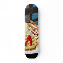 Eating At Imperial Beach Custom Skate Board