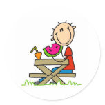 Eating Watermelon stickers