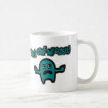 Ebbi, The Cute Little Monster - Teal Mugs