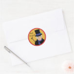 Ebenezer Scrooge Round Sticker