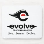 EBJJ1, Live.  Learn.  Evolve. mousepads