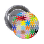 EBR Rainbow Colours:  Energy Balance Pinback Button