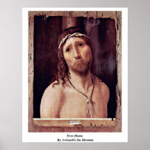 Ecce Homo By Antonello Da Messina Poster