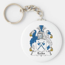 Eccles Family Crest Key Chain