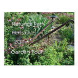 Echinacea Herb Garden Postcard- customise