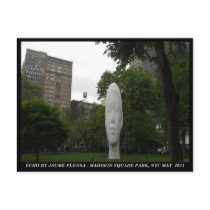 ECHO, by Jaume Plensa, Madison Square Park Post Card