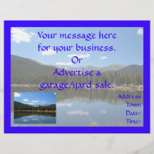 Echo Lake, Mt. Evans, Colorado Custom Flyer