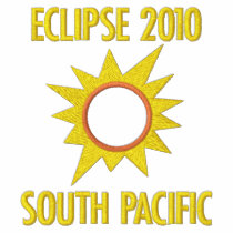 Eclipse 2010 Shirt with extra text Embroidered Shirt