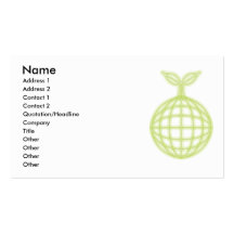 ECO BUSINESS CARD TEMPLATE