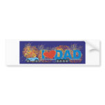 Eco Car Dad bumper stickers