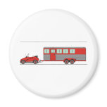 Eco Car Horse Trailer magnets