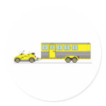 Eco Car Horse Trailer stickers