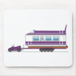 Eco Car House Boat Mousepads