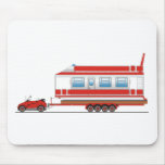Eco Car House Boat Mousepads