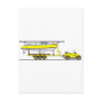 Eco Car Sail Boat Post Card