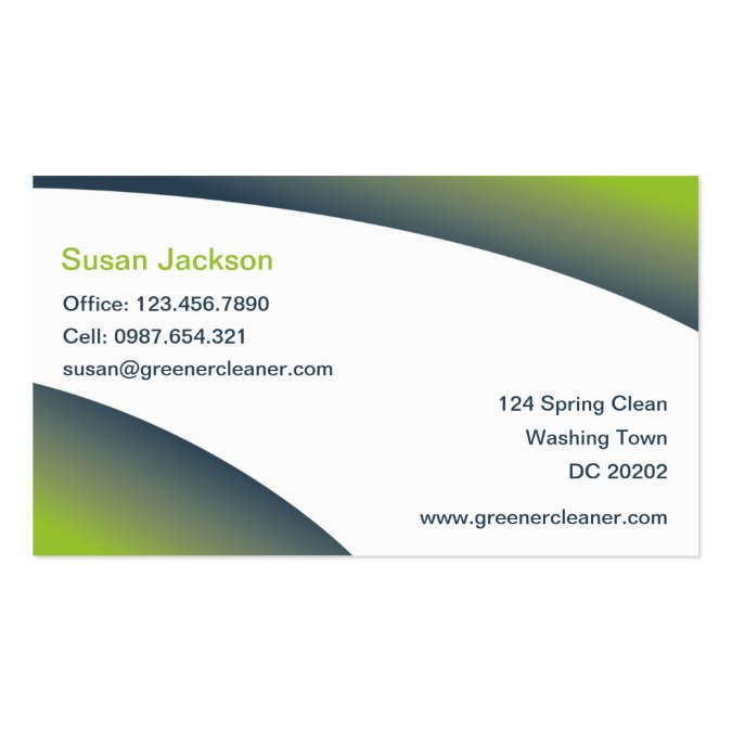 Ecocleaning Business Card
