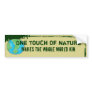 eco friendly bumper sticker