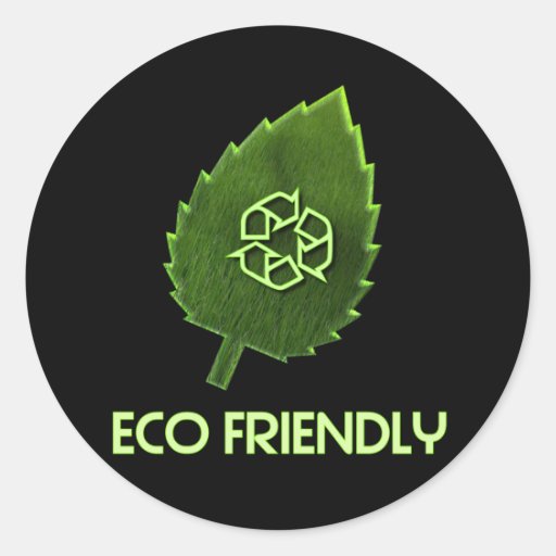 Eco Friendly Sticker Zazzle