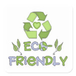 Eco-Friendly Tshirts and Gifts Stickers