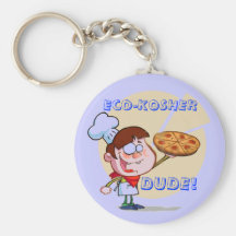 Eco-KOSHER, DUDE! Orthodox Key Ring Key Chains