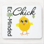 Eco-Minded Chick mousepads