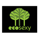 Eco Sexy Tree Hugger Postcards