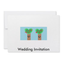 Eco Wedding Personalized Invite