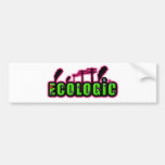 ecologic pegatina de parachoque