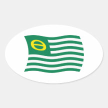 Ecology Movement Flag Sticker