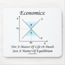 Economics Not Matter Of Life Or Death Equilibrium Mouse Pads