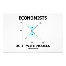 Economists Do It With Models (Economics Humour) Custom Stationery