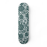 Ecosystem - Dark Green on White skateboards