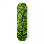 Ecosystem - Martian Green on Black skateboards