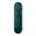 Ecosystem - Moss Green on Black skateboards