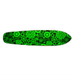 Ecosystem (Retro) - Green on Black skateboards