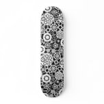 Ecosystem - White on Black skateboards