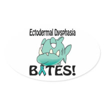 Ectodermal Dysphasia BITES Oval Stickers