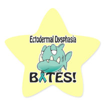 Ectodermal Dysphasia BITES Star Sticker