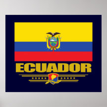 Ecuador Flag Poster