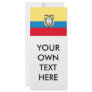 Ecuador Flag Rack Card