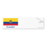 Ecuador Flag with Name bumper stickers