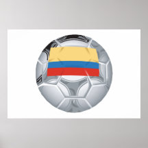 Ecuadorian Soccer Ball Poster