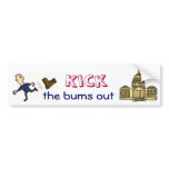 ED-  Kick  the bums out of Congress sticker bumper stickers