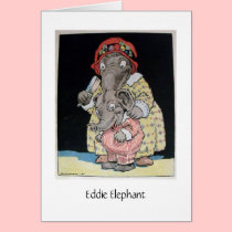 Eddie Elephant and Mother cards